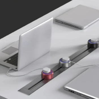 Hot Selling Universal 32A NFC Network Power Extension Socket Adapter Wall Mounted Stainless Steel for Bedroom Living Room 2A