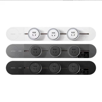Hot Selling Universal 32A NFC Network Power Extension Socket Adapter Wall Mounted Stainless Steel for Bedroom Living Room 2A